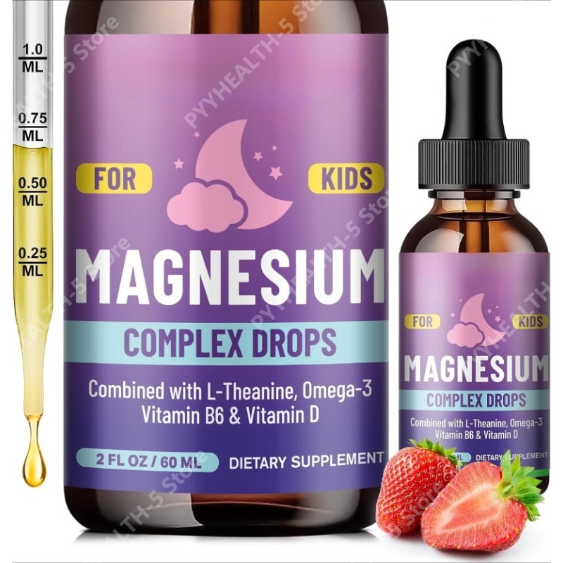 Baby Bottle Sterilizer - Kids Liquid Drops, Magnesium Glycinate with