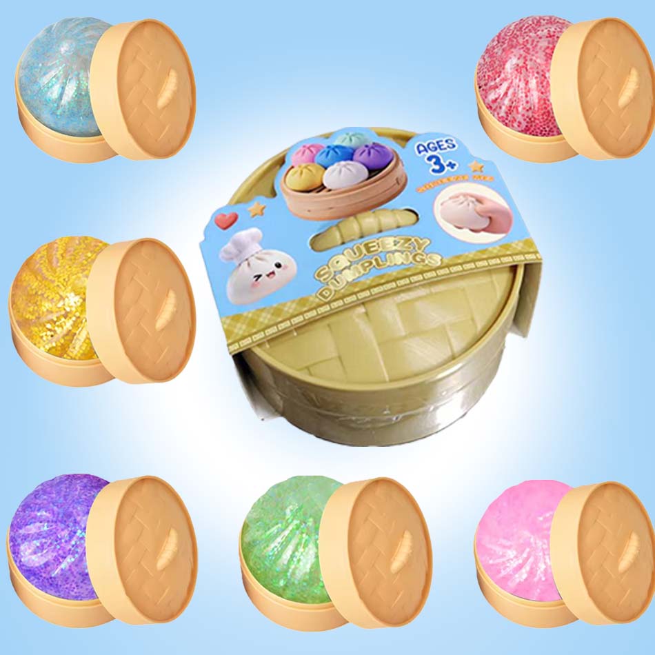 Baby Products Unique - Hot sale Colorful dumpling squishy Stress