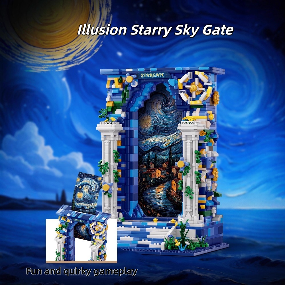 1745PCS Starry Sky Gate Buildi - đánh giá và giá Baby Products Unique