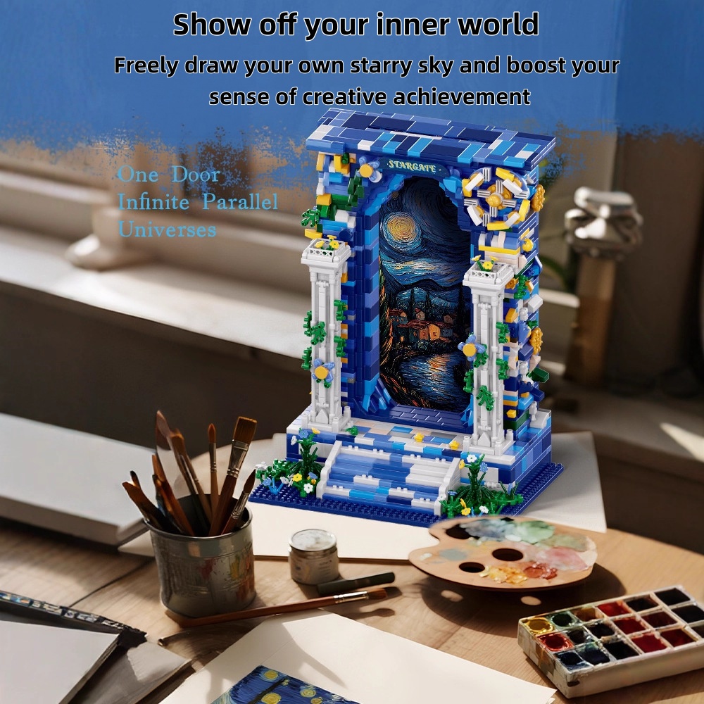 1745PCS Starry Sky Gate Buildi - đánh giá và giá Baby Products Unique