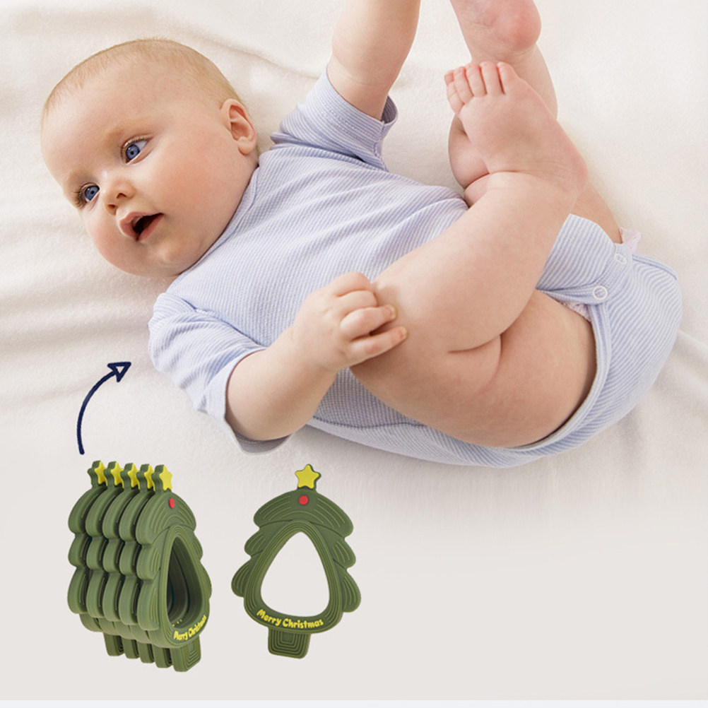 1Pcs Baby Silicone Christmas T - đánh giá và giá Baby Products Eco Friendly