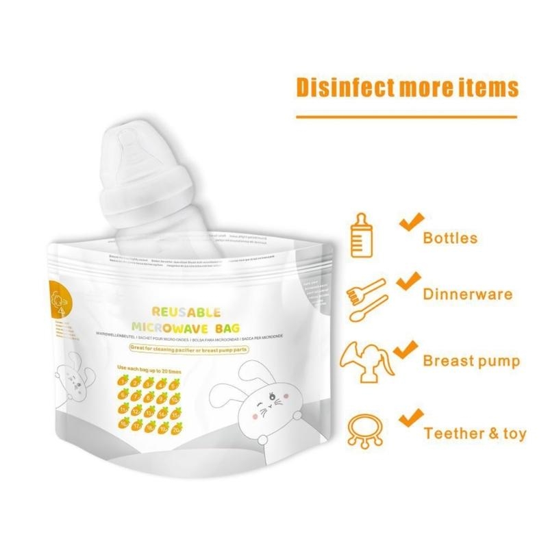 J15U Túi tiệt trùng hơi nước b - đánh giá và giá Baby Bottle Sterilizer