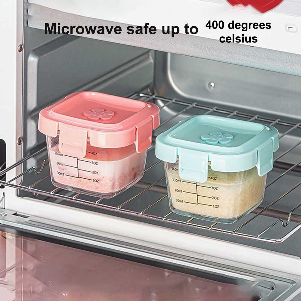 Glass Food Storage Box New 170 - đánh giá và giá Baby Food Storage Jar