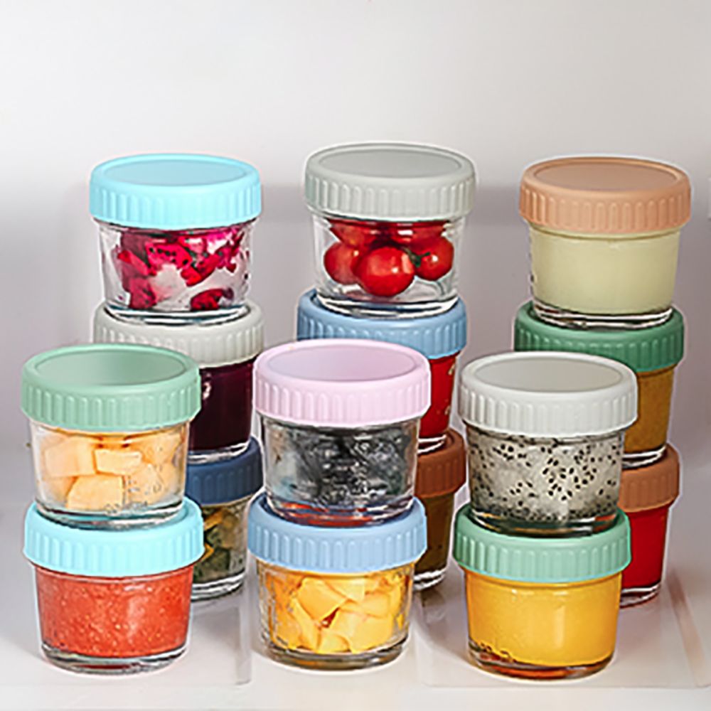 6pcs Glass Baby Food Jar Reusa - đánh giá và giá Baby Food Storage Jar