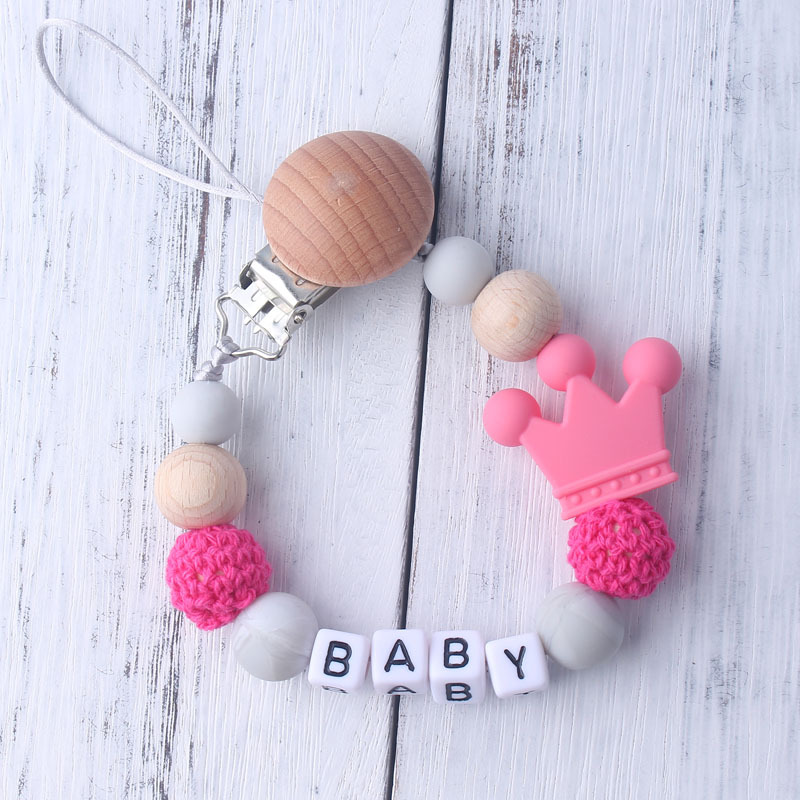 Personalized Name 1pcs Pink Pa - đánh giá và giá Baby Pacifier Clip