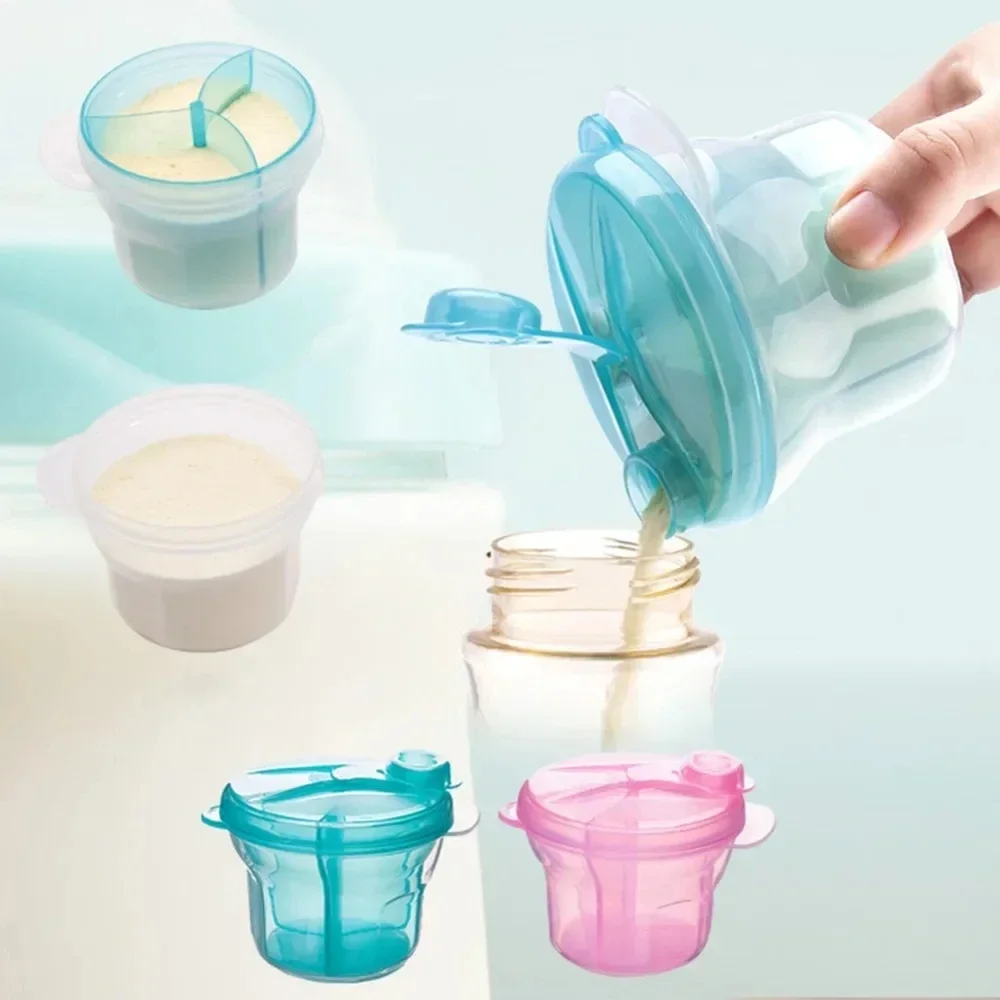 3-grid Portable Formula Dispen - đánh giá và giá Baby Food Storage Jar