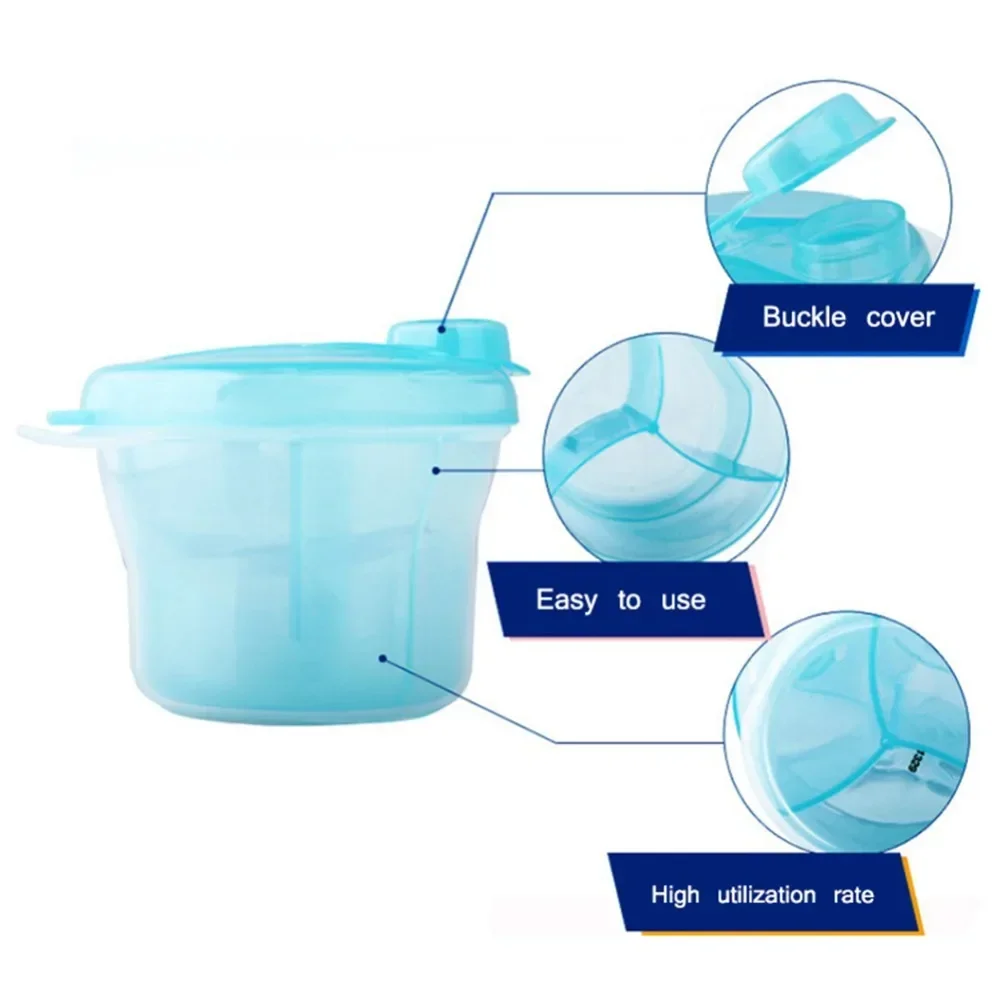 3-grid Portable Formula Dispen - đánh giá và giá Baby Food Storage Jar