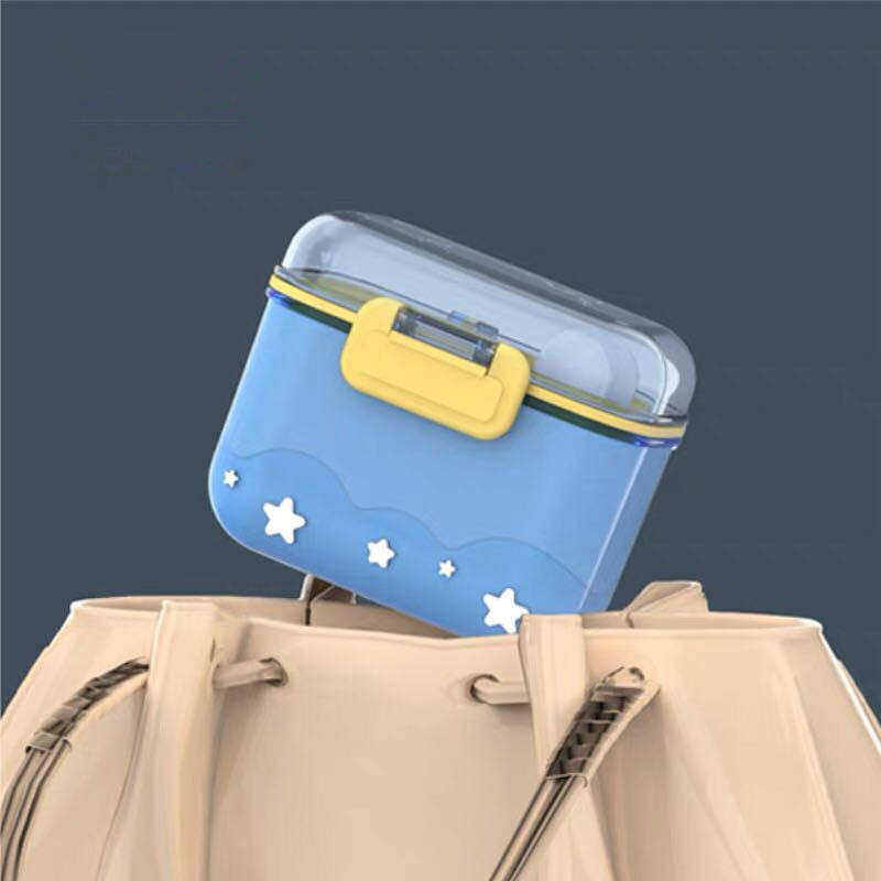 Cartoon Rocket Milk Powder Box - đánh giá và giá Baby Food Storage Jar