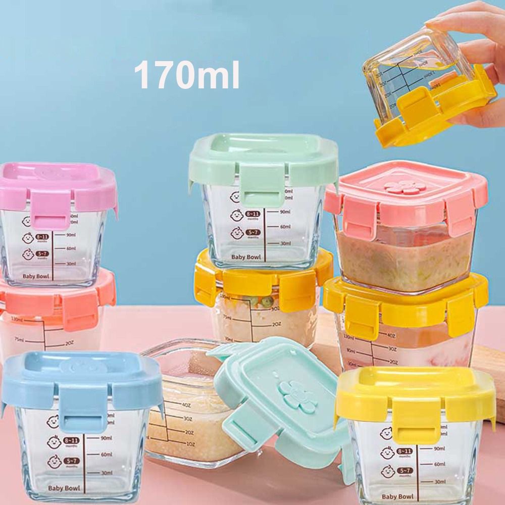 170ml Glass Food Storage Box F - đánh giá và giá Baby Food Storage Jar