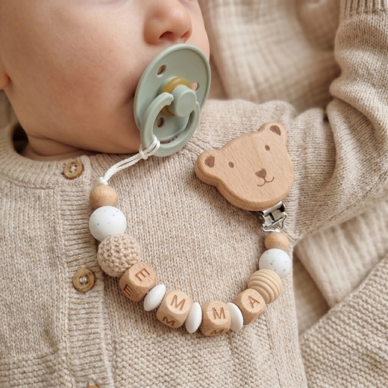 Personalized Pacifier Clip Cus - đánh giá và giá Baby Pacifier Clip