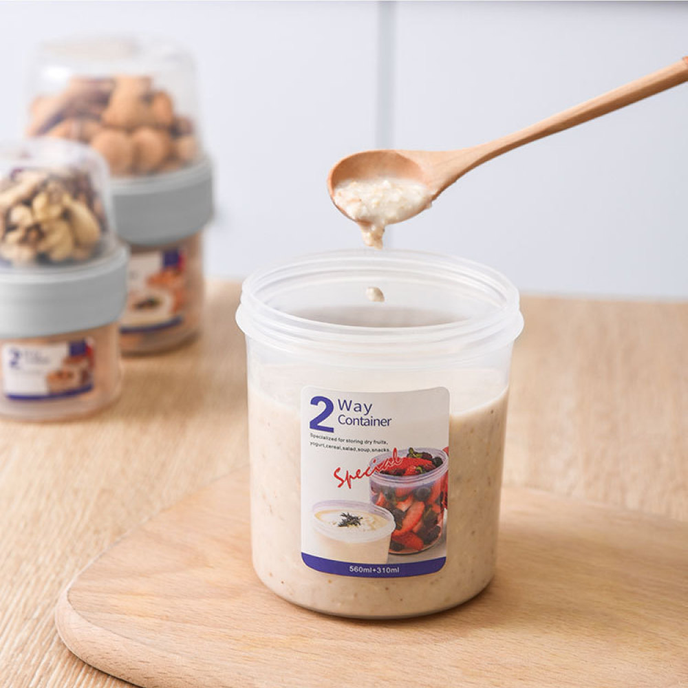 Double Layer Leakproof Food Ca - đánh giá và giá Baby Food Storage Jar